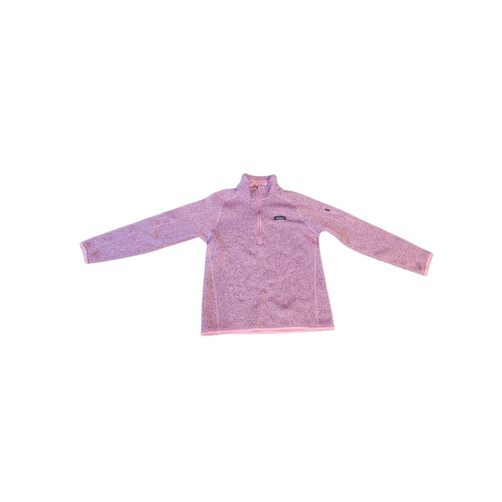 Patagonia Better Sweater 1/4-Zip Fleece Pullover Women Large Light Violet EUC - Picture 8 of 8
